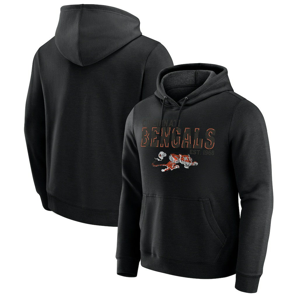 Cincinnati Bengals Darius Rucker Collection Hoodie - Heather Black Hoodies