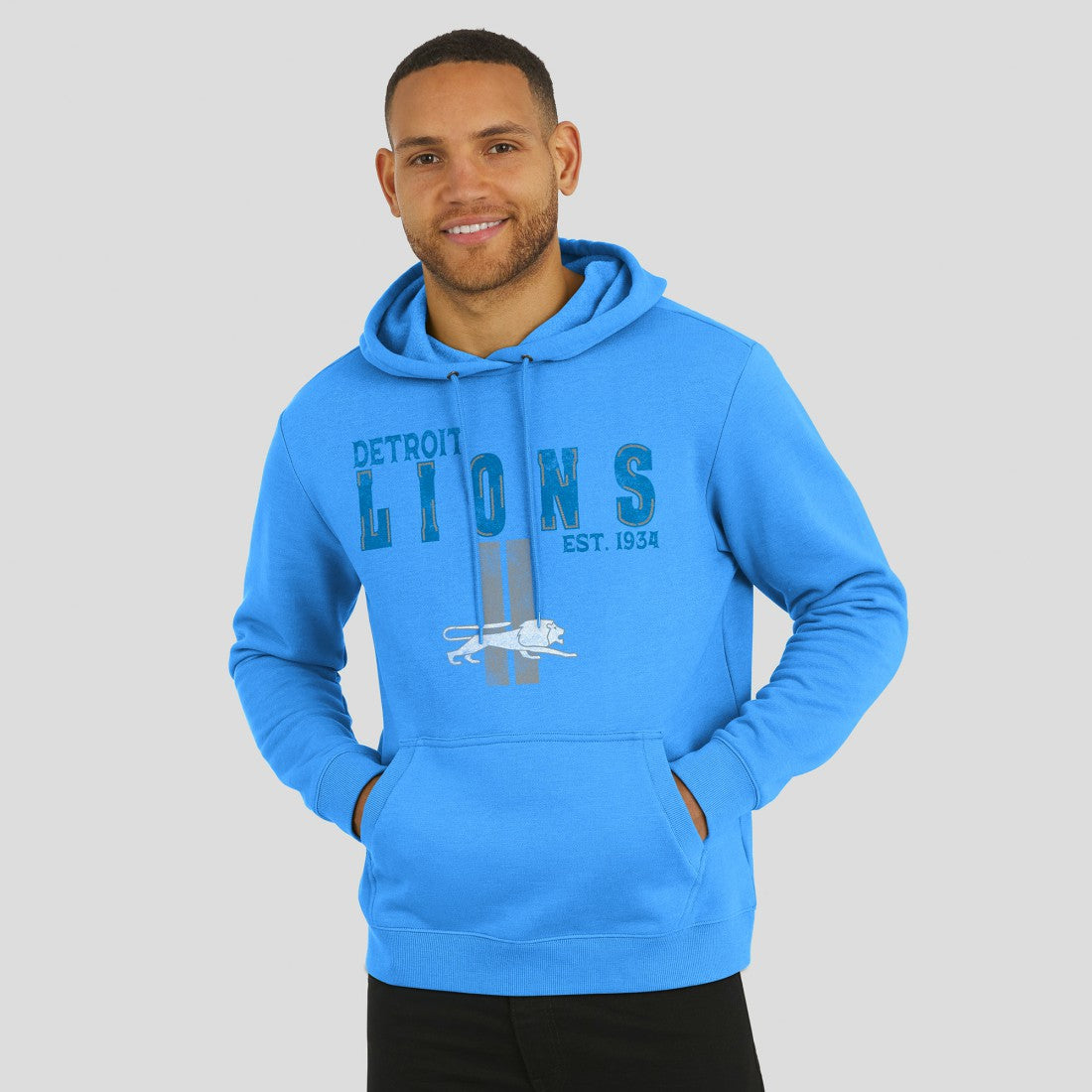 Detroit Lions Darius Rucker Collection Hoodie - Blue Hoodies
