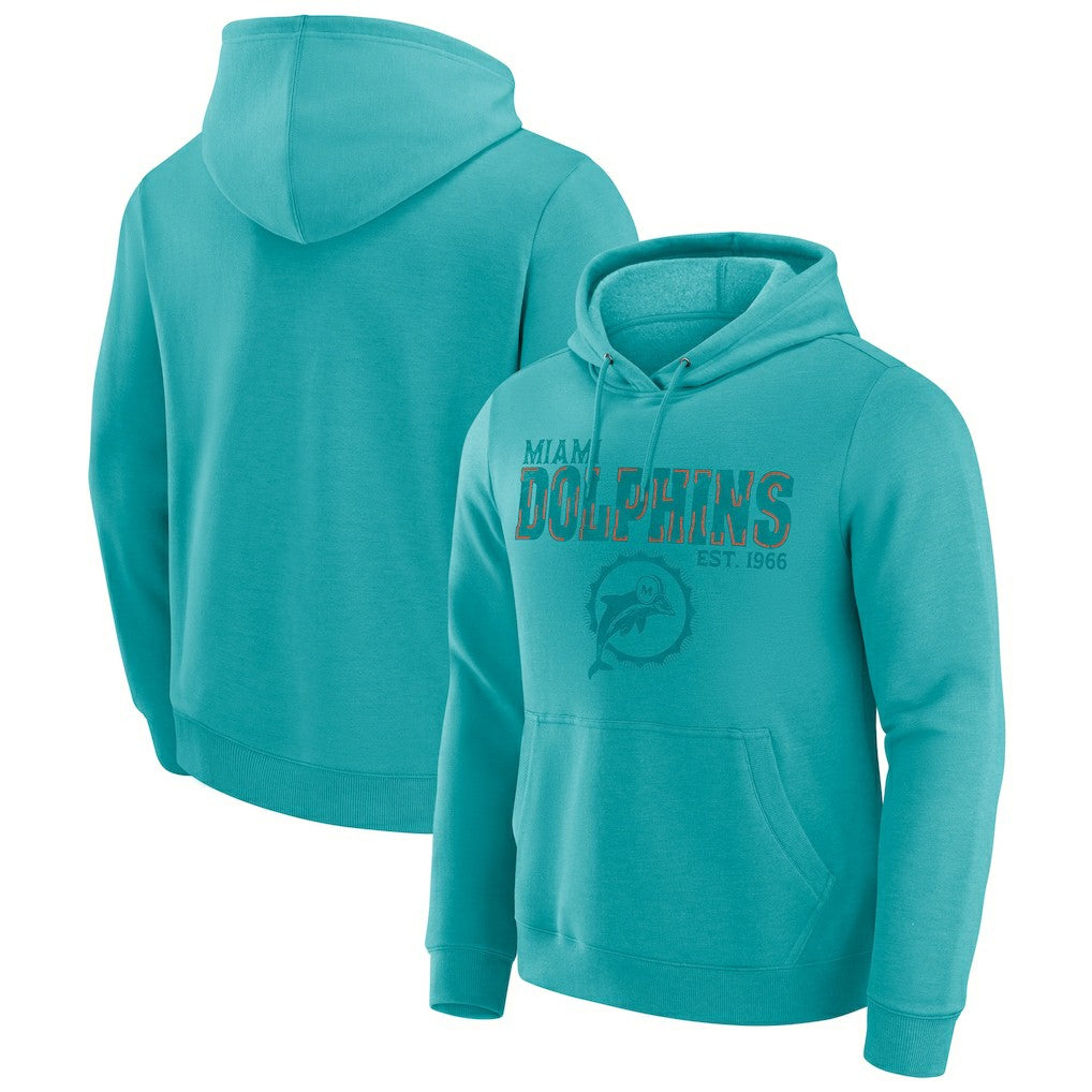 Miami Dolphins Darius Rucker Collection Hoodie - Aqua Hoodies