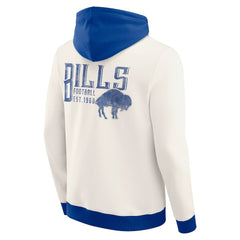Buffalo Bills Darius Rucker Collection Distressed Graphics Full-Zip Hoodie - Cream Hoodies