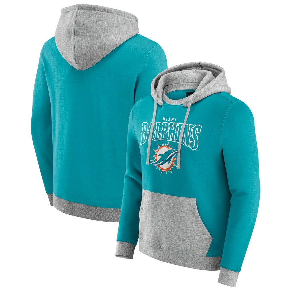 Miami Dolphins Darius Rucker Collection Coaches Hoodie - Aqua Hoodies