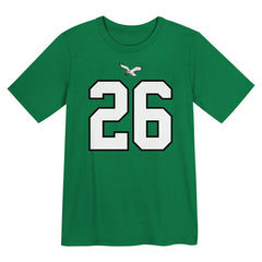 Saquon Barkley Philadelphia Eagles Preschool Player Name & Number T-Shirt - Kelly Green T-shirts