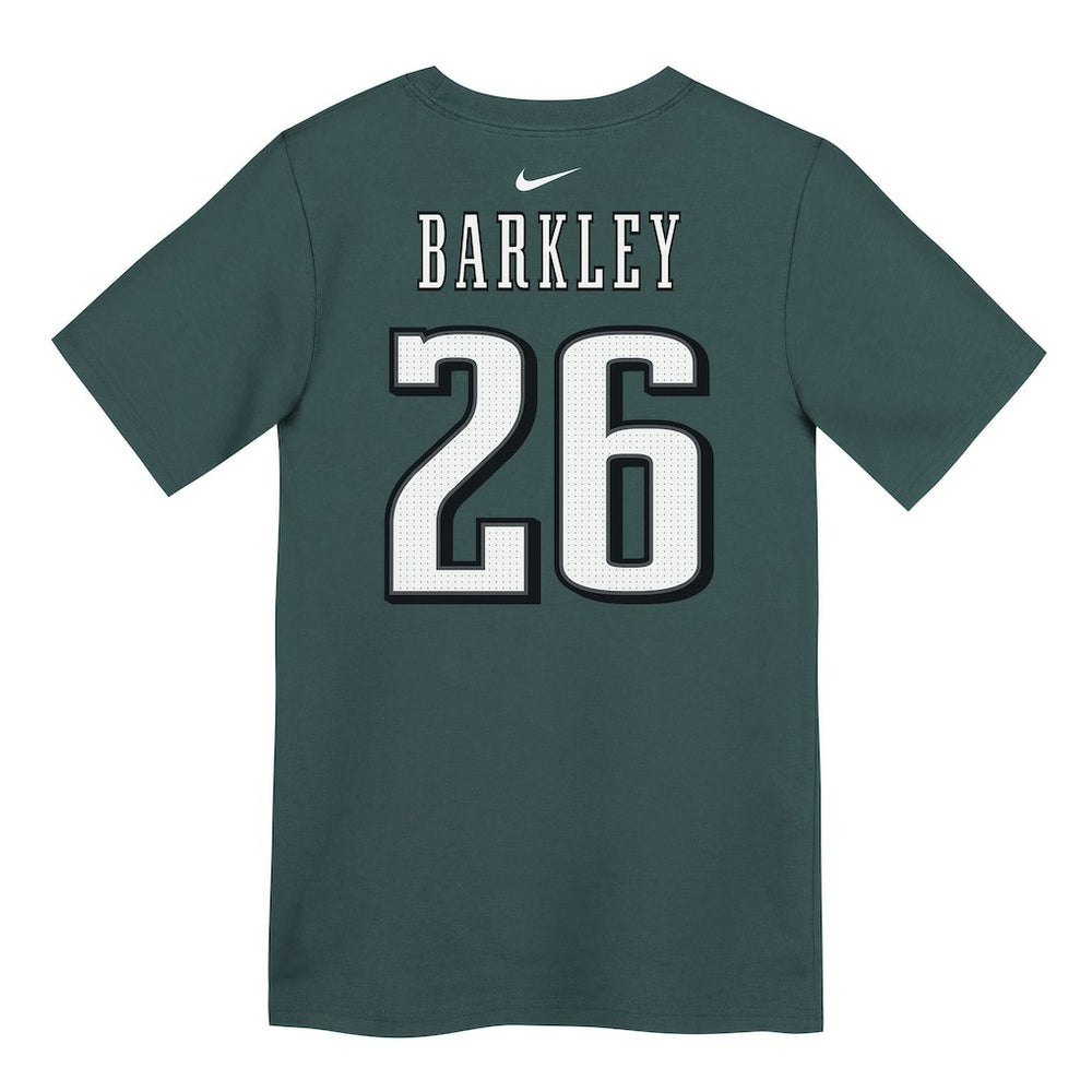 Saquon Barkley Philadelphia Eagles Preschool Player Name & Number T-Shirt - Midnight Green T-shirts