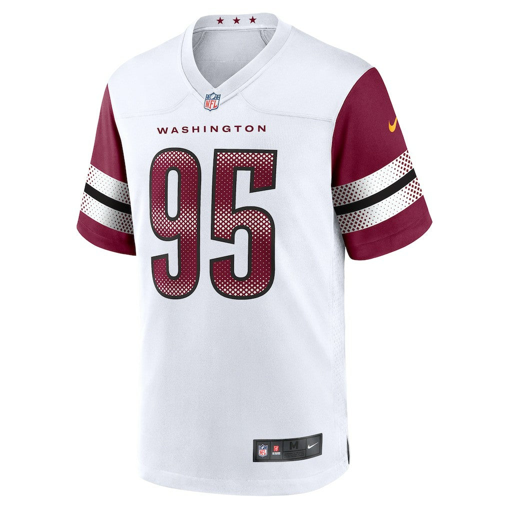 Jer'Zhan Newton Washington Commanders Game Jersey - White Jerseys
