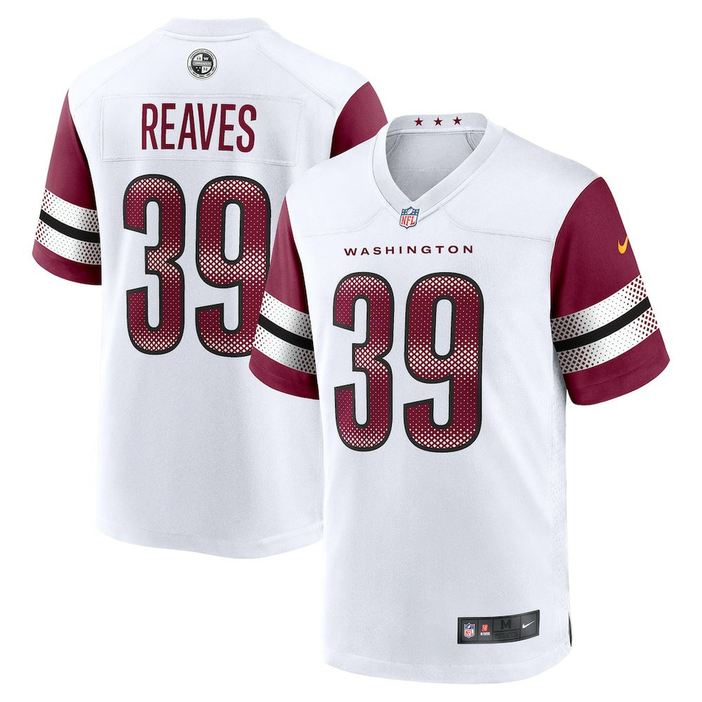 Jeremy Reaves Washington Commanders Game Jersey - White Jerseys
