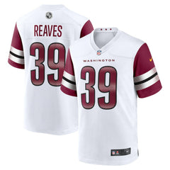 Jeremy Reaves Washington Commanders Game Jersey - White Jerseys