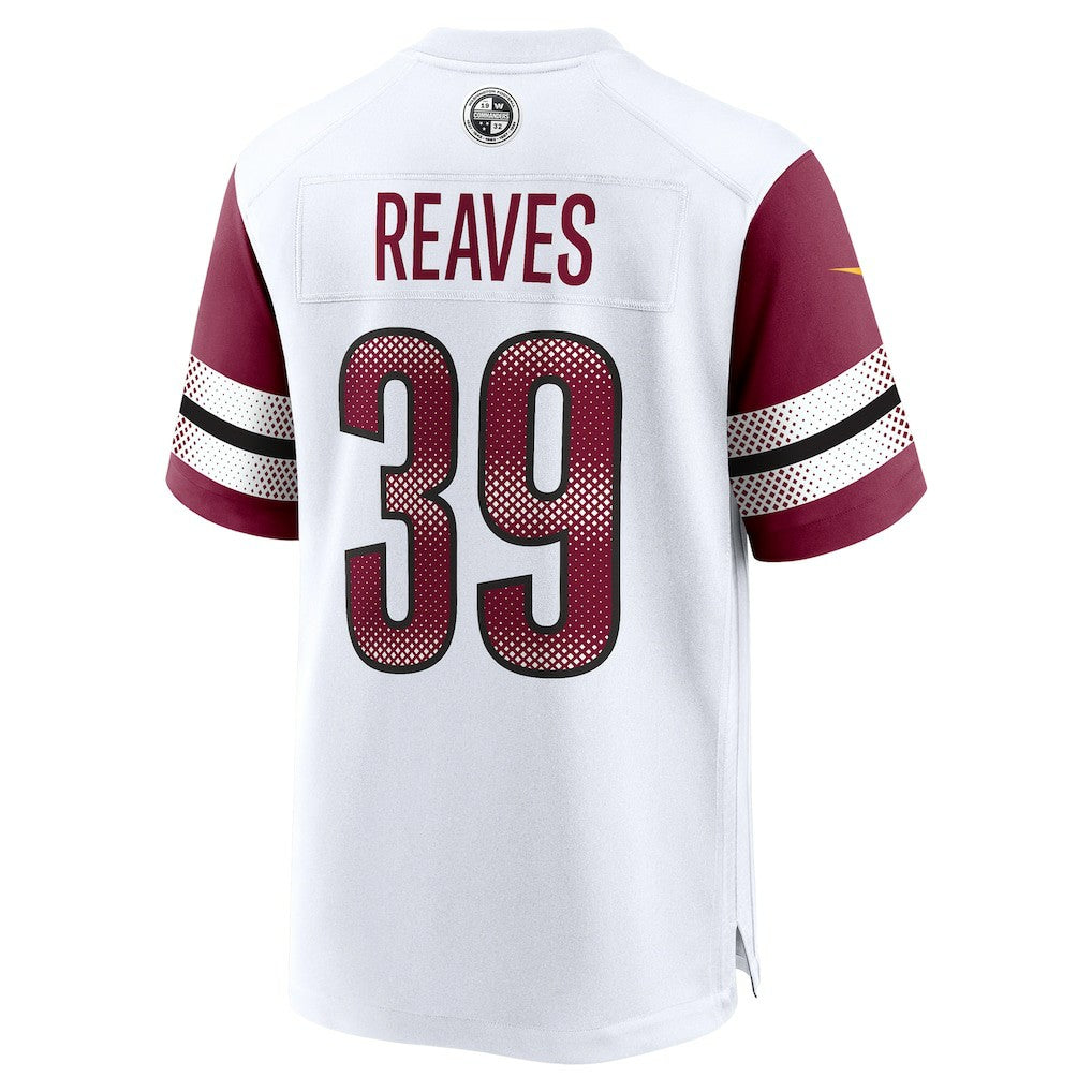 Jeremy Reaves Washington Commanders Game Jersey - White Jerseys