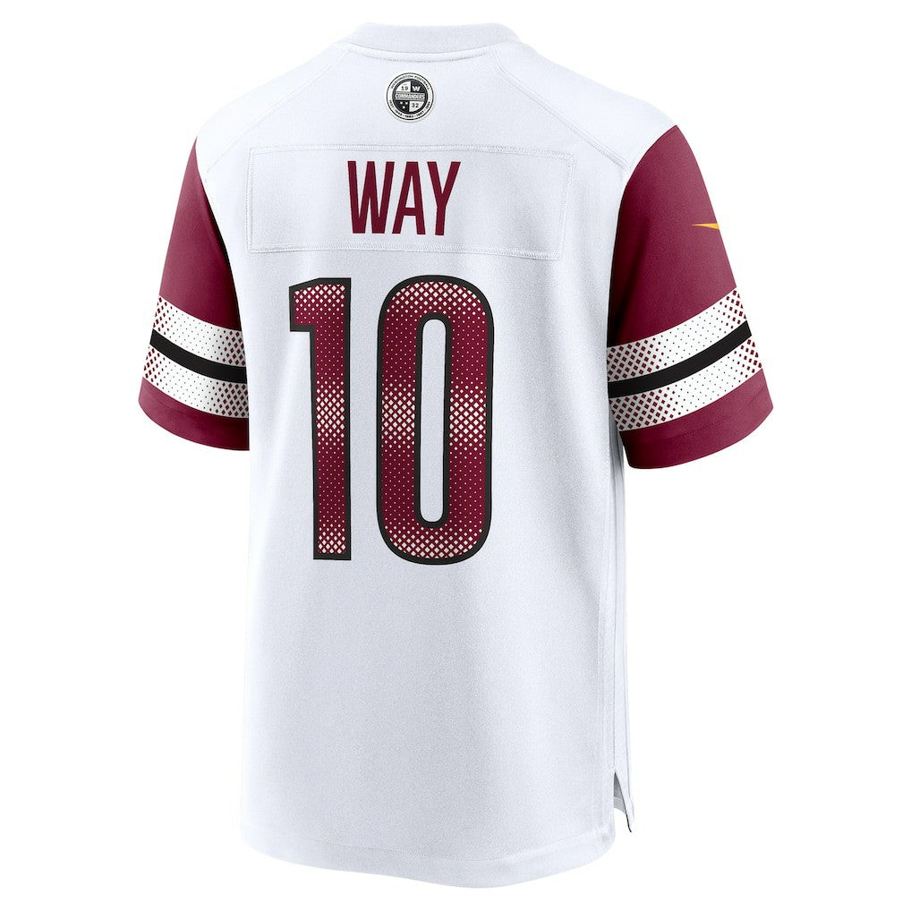 Tress Way Washington Commanders Game Jersey - White Jerseys