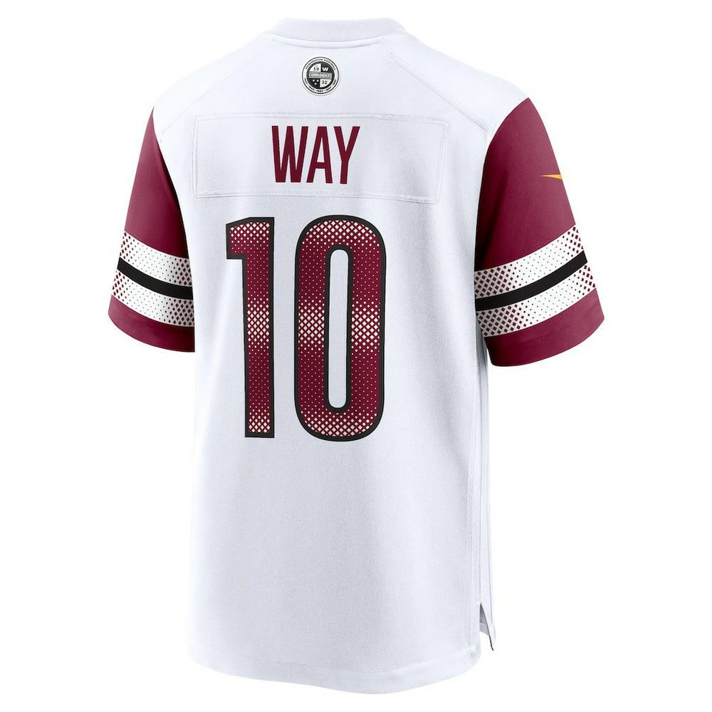 Tress Way Washington Commanders Game Jersey - White Jerseys