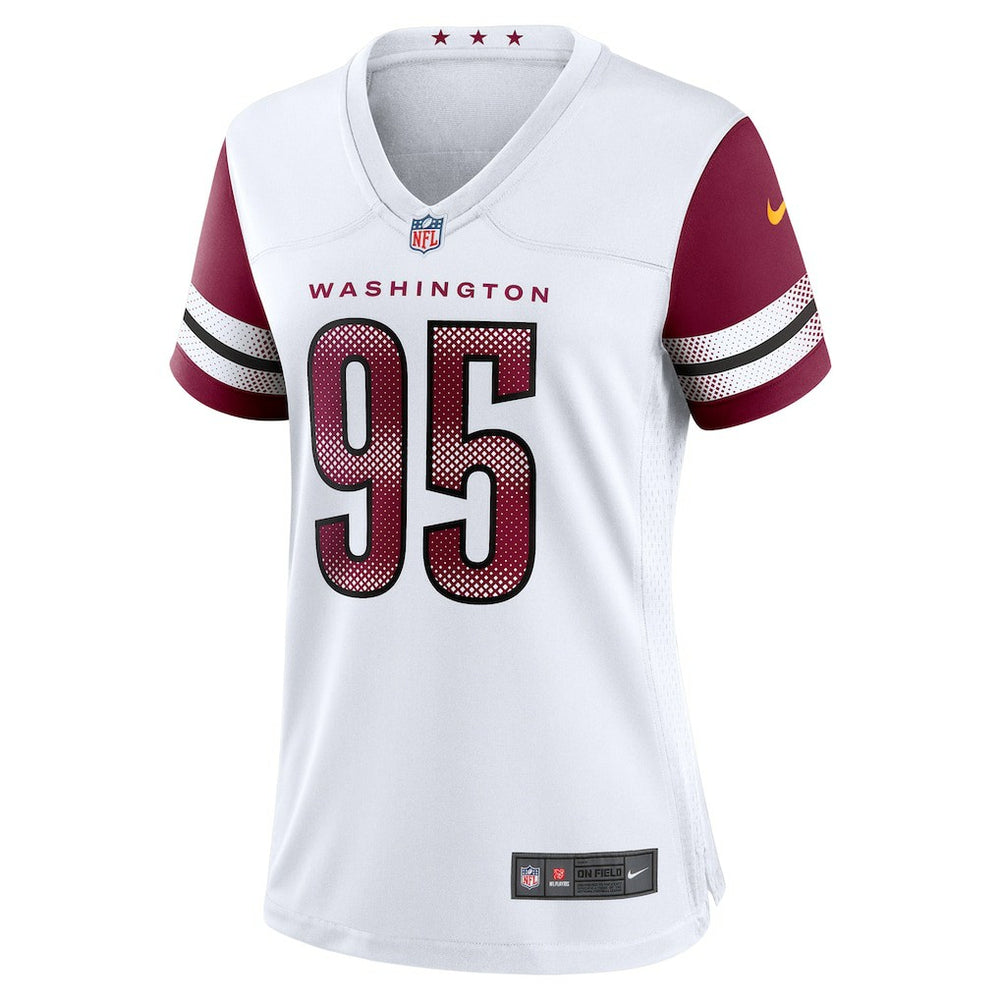 Jer'Zhan Newton Washington Commanders Women's Game Jersey - White Jerseys