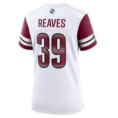 Jeremy Reaves Washington Commanders Women's Game Jersey - White Jerseys