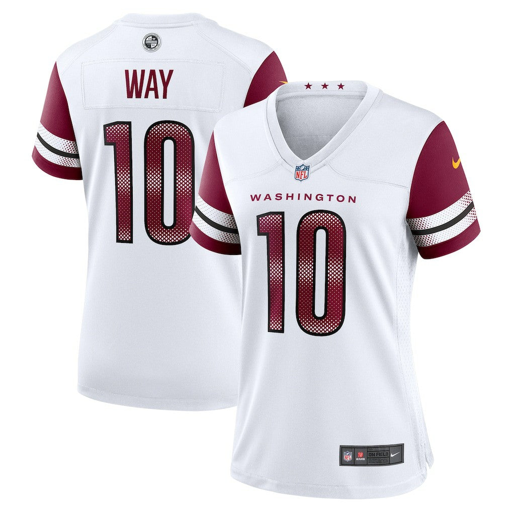 Tress Way Washington Commanders Women's Game Jersey - White Jerseys