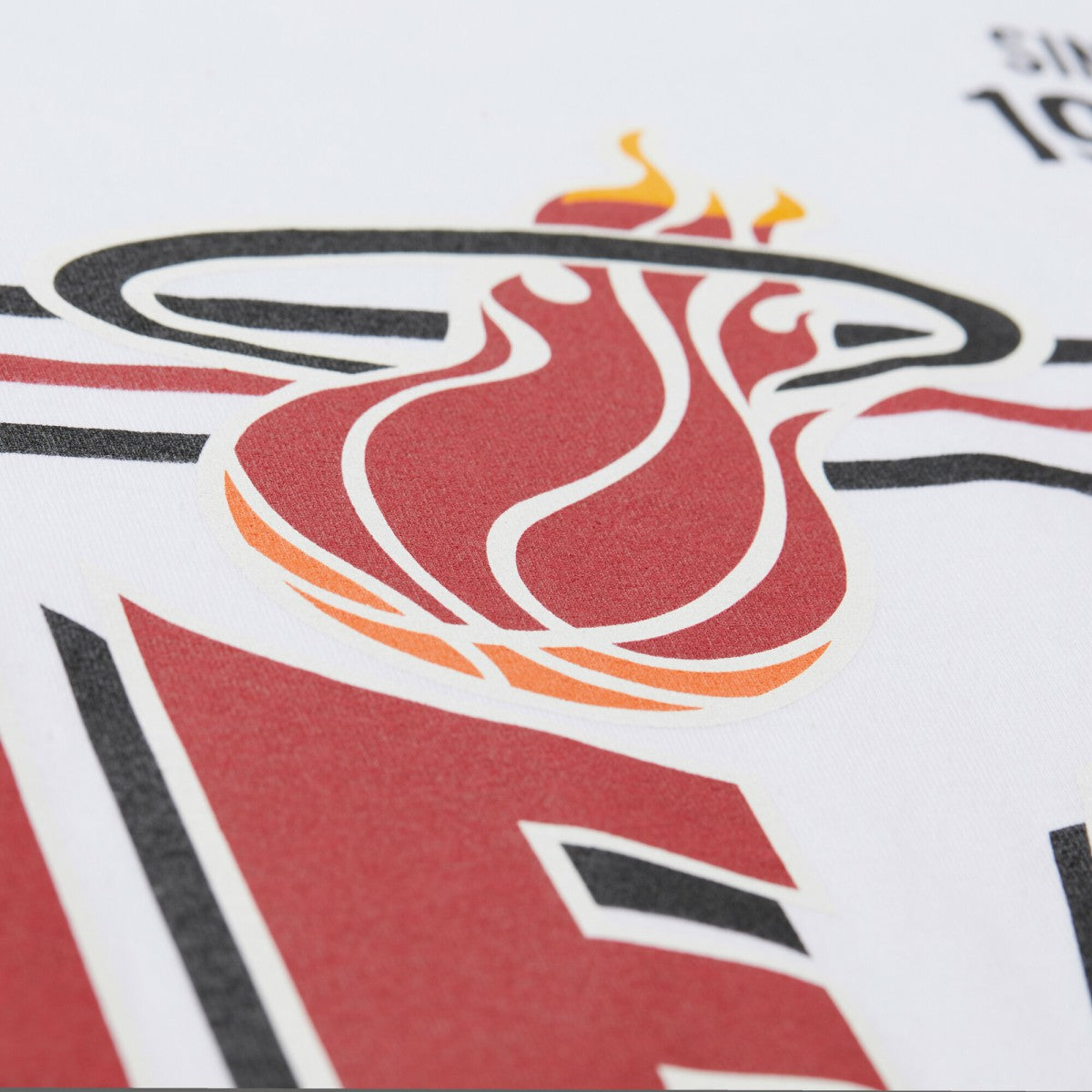 Miami Heat Unisex Hardwood Classics Vintage Team Origins Premium T-Shirt White - Mitchell & Ness