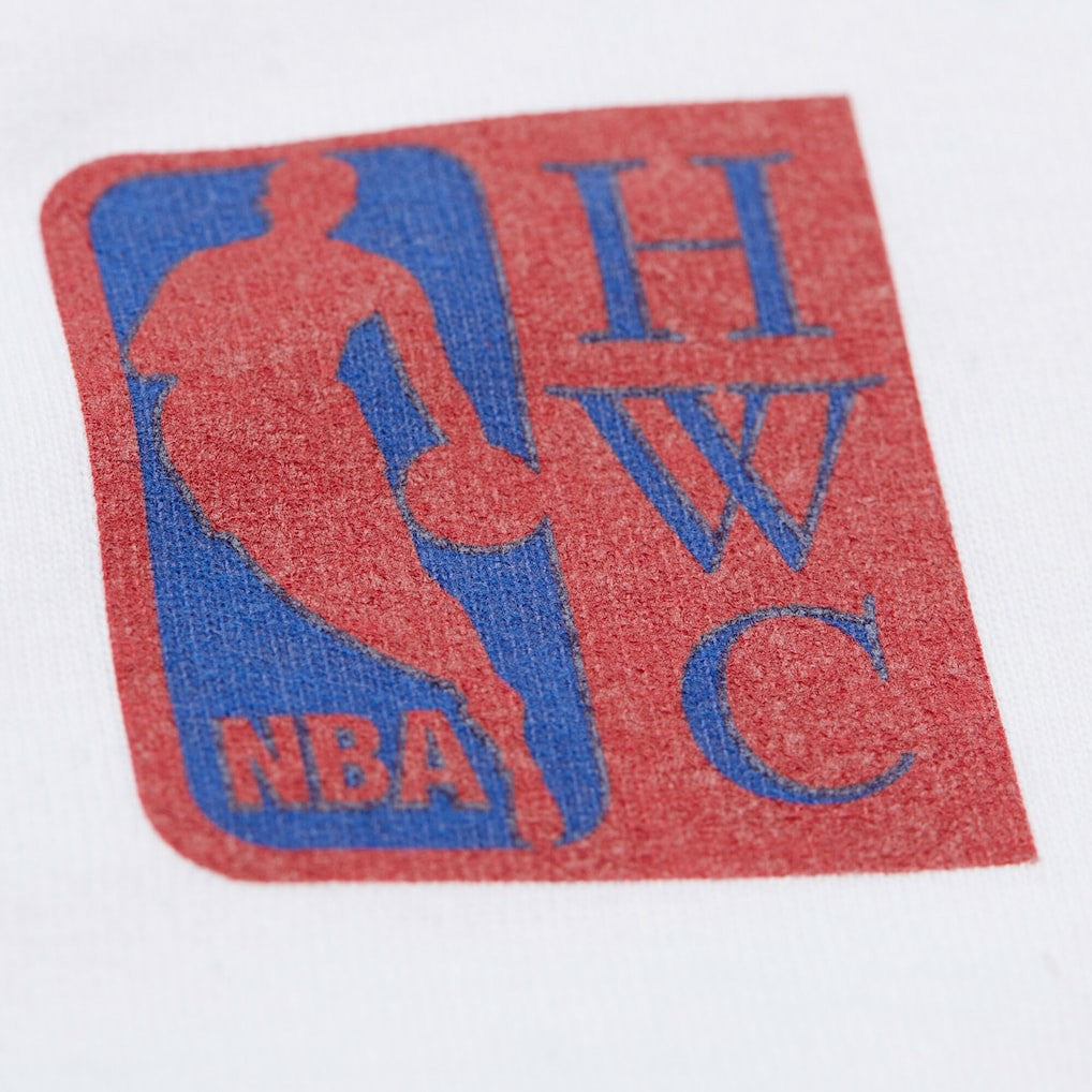 Philadelphia 76ers Unisex Hardwood Classics Vintage Team Origins Premium T-Shirt White - Mitchell & Ness