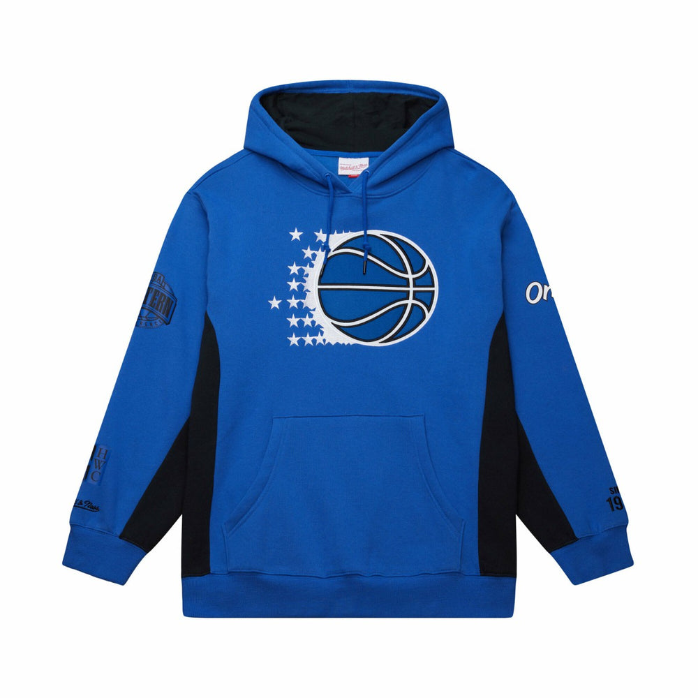 Orlando Magic Hardwood Classics Team Origins Fleece Pullover Hoodie Blue - Mitchell & Ness