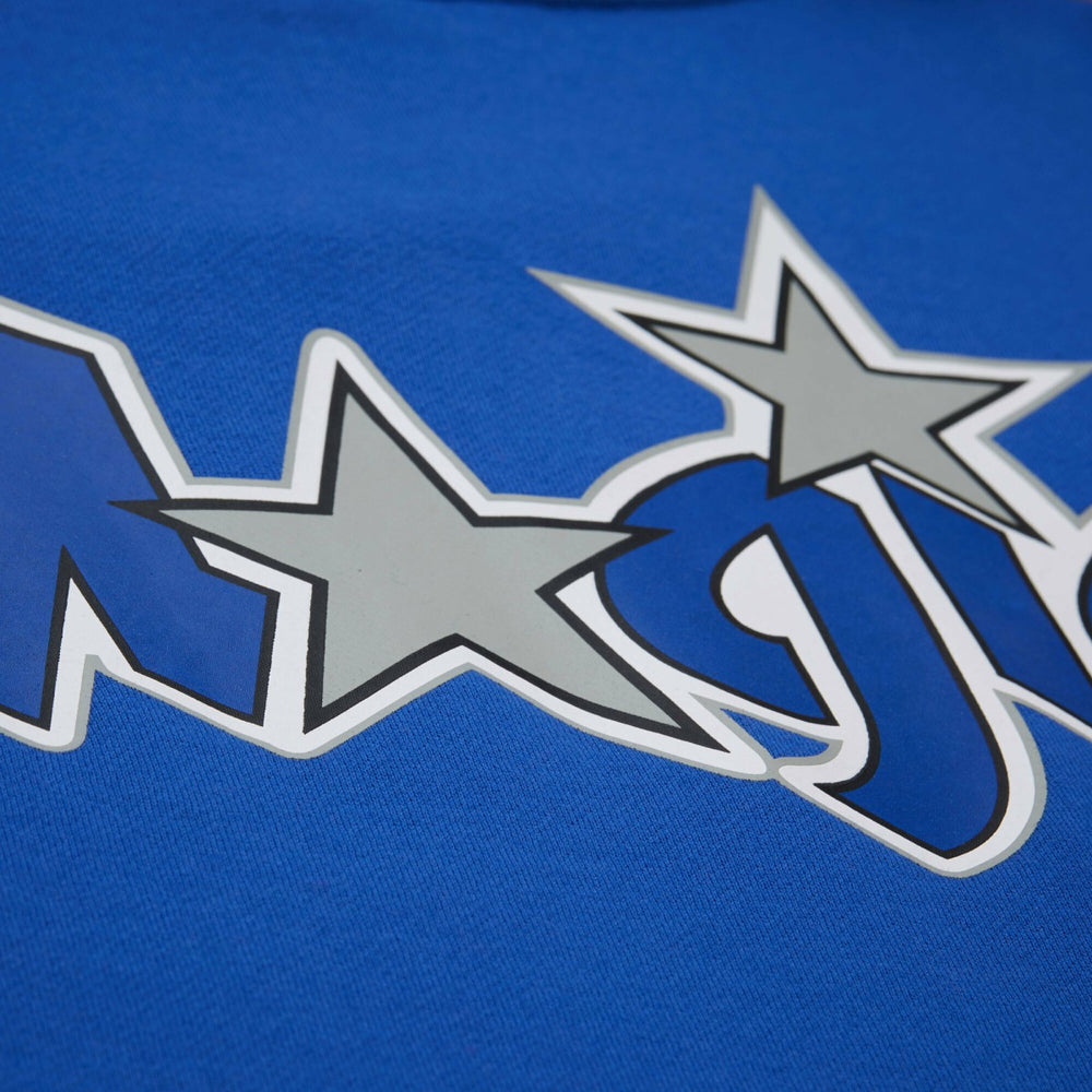 Orlando Magic Hardwood Classics Team Origins Fleece Pullover Hoodie Blue - Mitchell & Ness