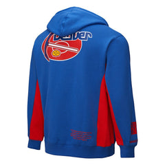 Denver Nuggets Hardwood Classics Team Origins Fleece Pullover Hoodie Royal - Mitchell & Ness