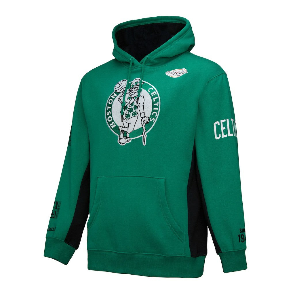 Boston Celtics Hardwood Classics Team Origins Fleece Pullover Hoodie Kelly Green - Mitchell & Ness outlet