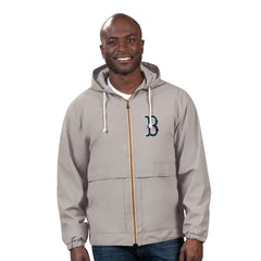 Boston Red Sox G-III Sports by Carl Banks Full-Zip Rain Jacket - Gray Jackets
