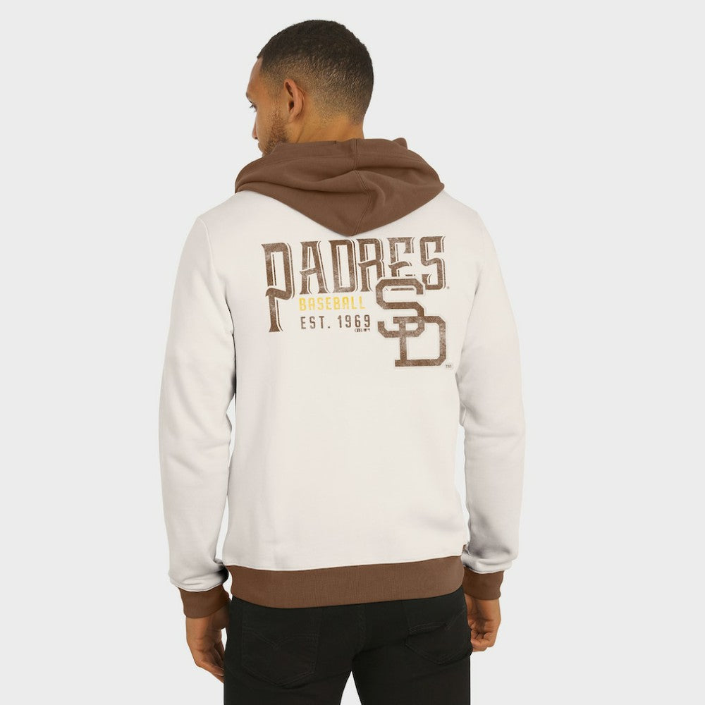 San Diego Padres Darius Rucker Collection by Fanatics Men's Polar Fleece Full-Zip Hoodie - Cream Hoodies