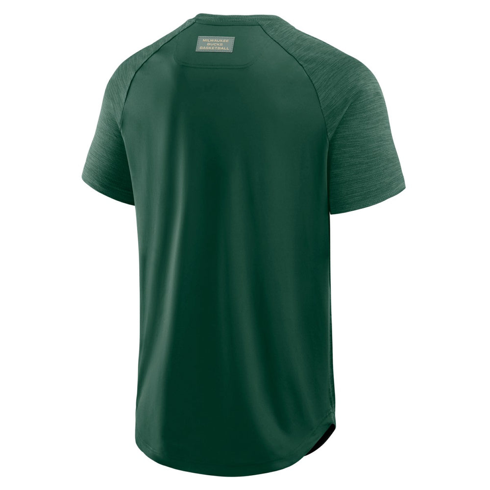 Milwaukee Bucks Inbound Pass Play Practice T-Shirt Hunter Green - Fanatics