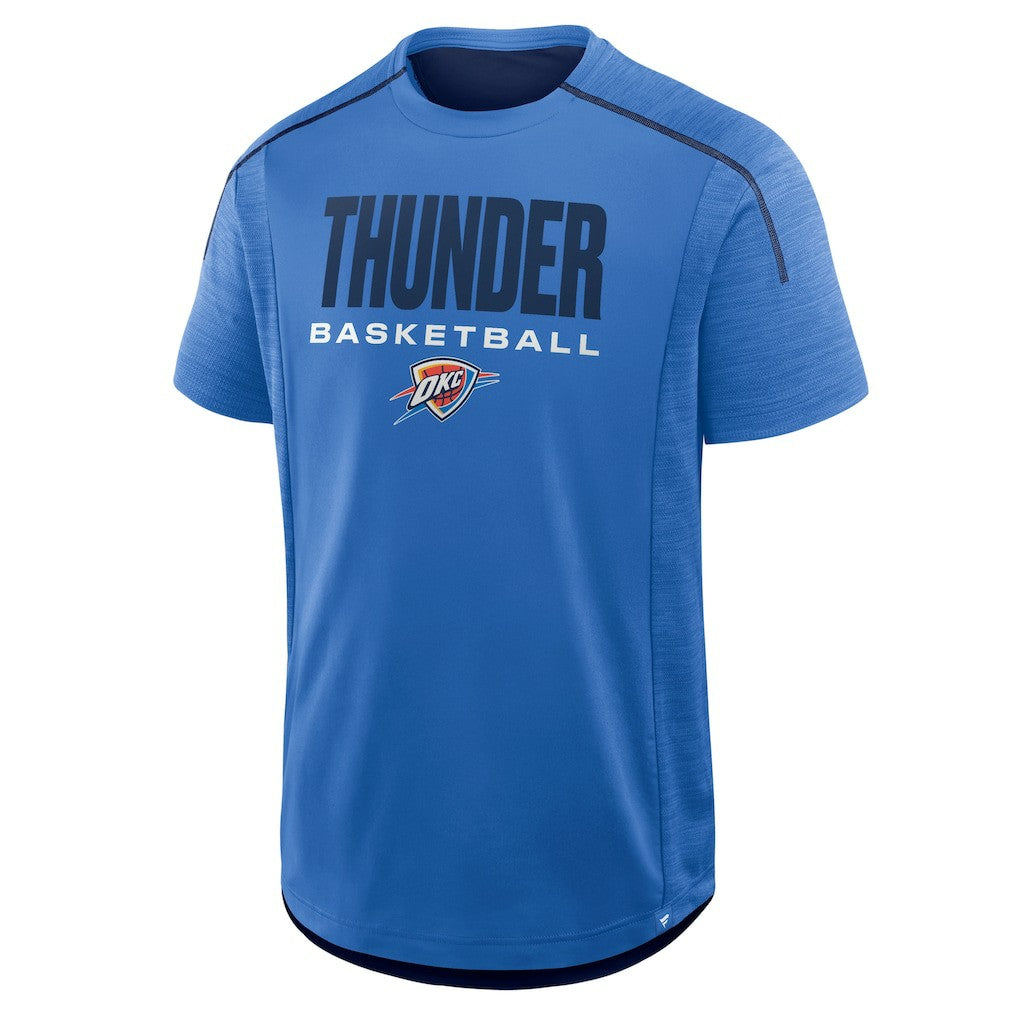 Oklahoma City Thunder Inbound Pass Play Practice T-Shirt Blue - Fanatics