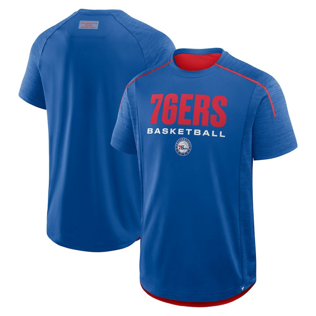 Philadelphia 76ers Inbound Pass Play Practice T-Shirt Royal - Fanatics