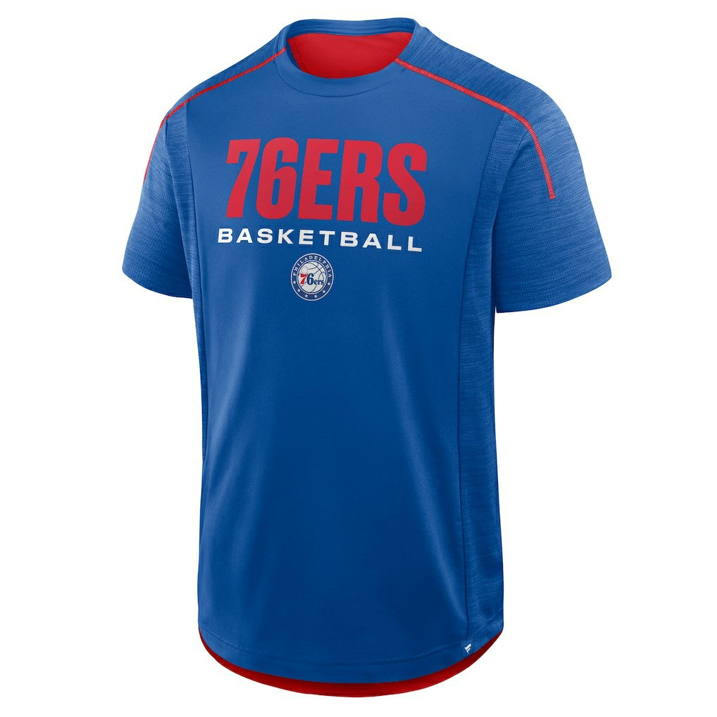Philadelphia 76ers Inbound Pass Play Practice T-Shirt Royal - Fanatics