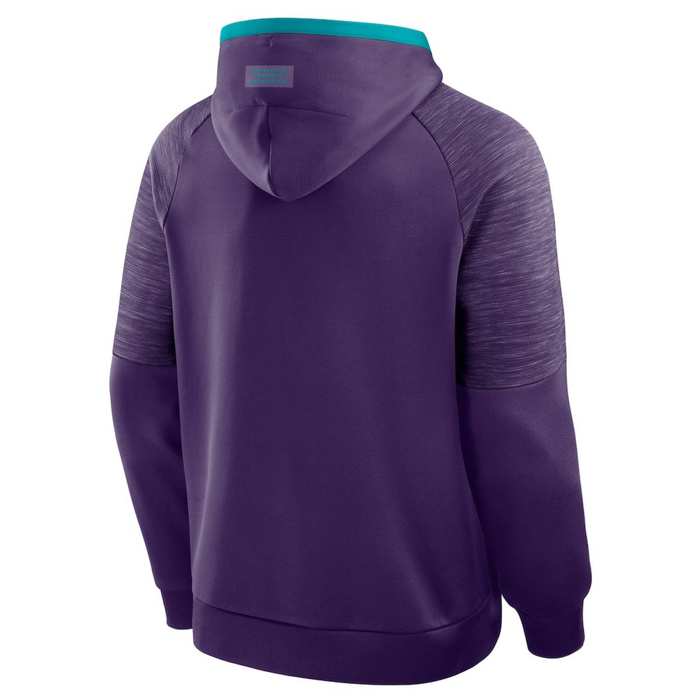 Charlotte Hornets Pick & Roll Defender Pullover Hoodie Purple - Fanatics
