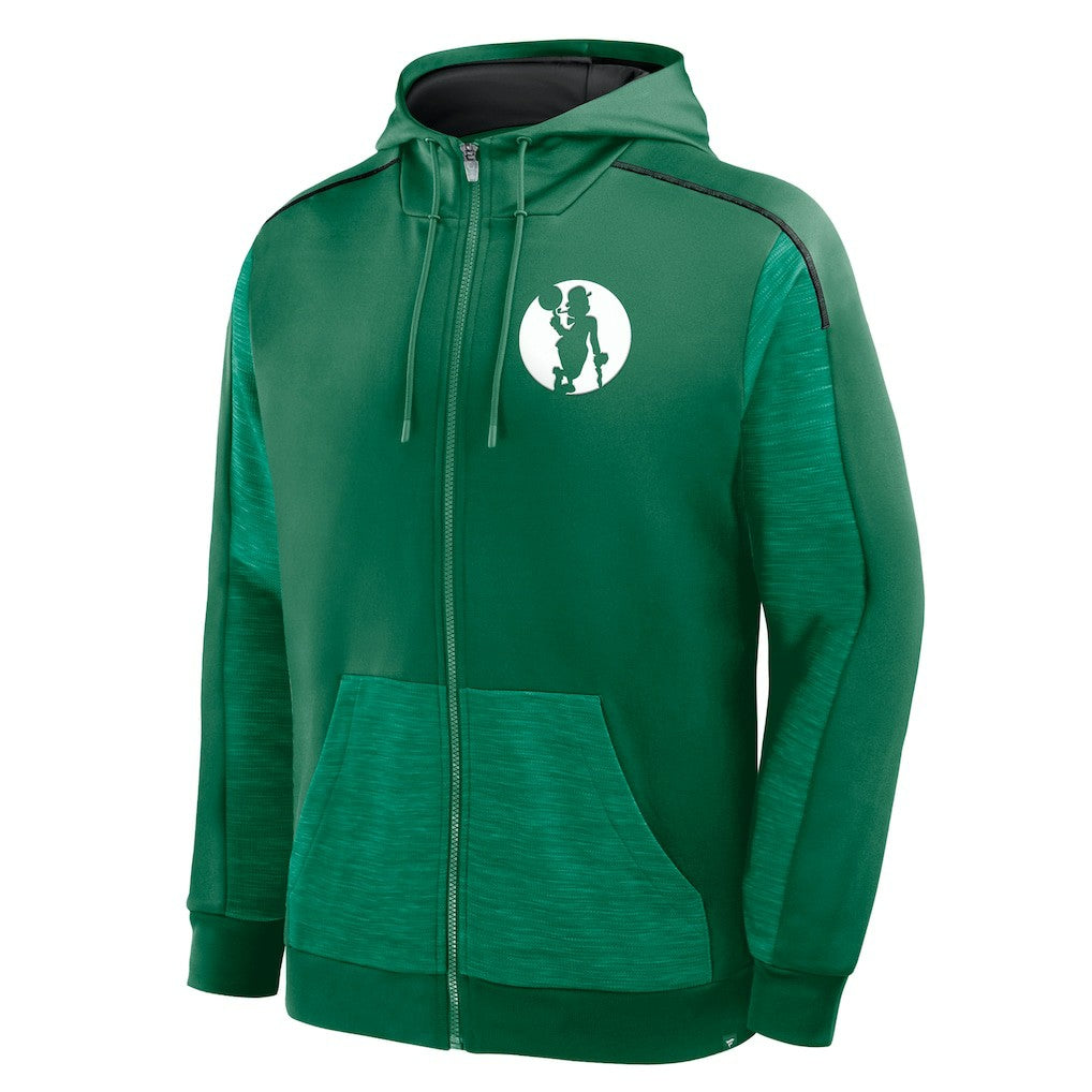 Boston Celtics Back Door Cut Play Defender Full-Zip Hoodie Kelly Green - Fanatics