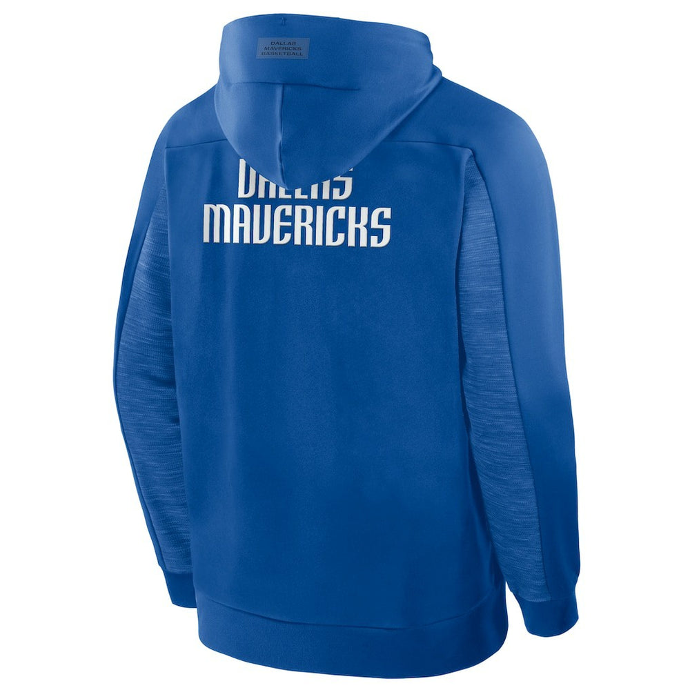 Dallas Mavericks Back Door Cut Play Defender Full-Zip Hoodie Blue - Fanatics