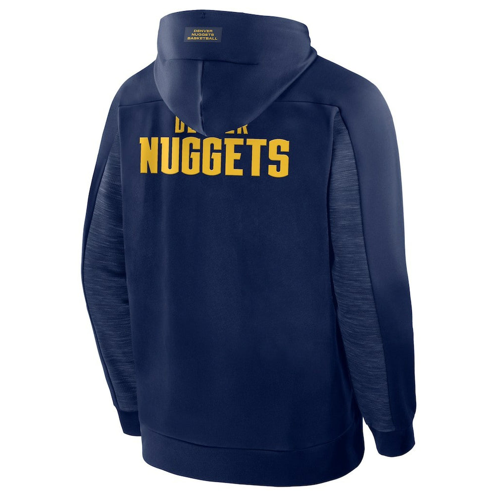 Denver Nuggets Back Door Cut Play Defender Full-Zip Hoodie Navy - Fanatics