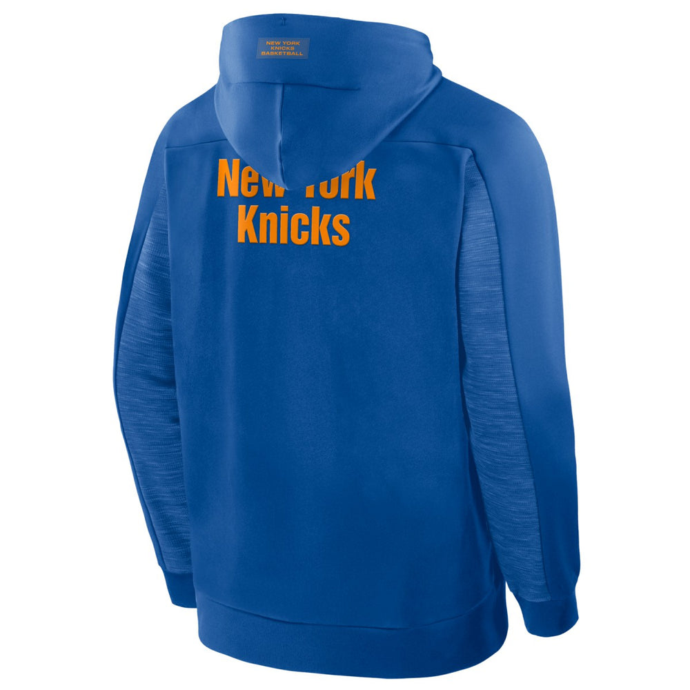 New York Knicks Back Door Cut Play Defender Full-Zip Hoodie Blue - Fanatics
