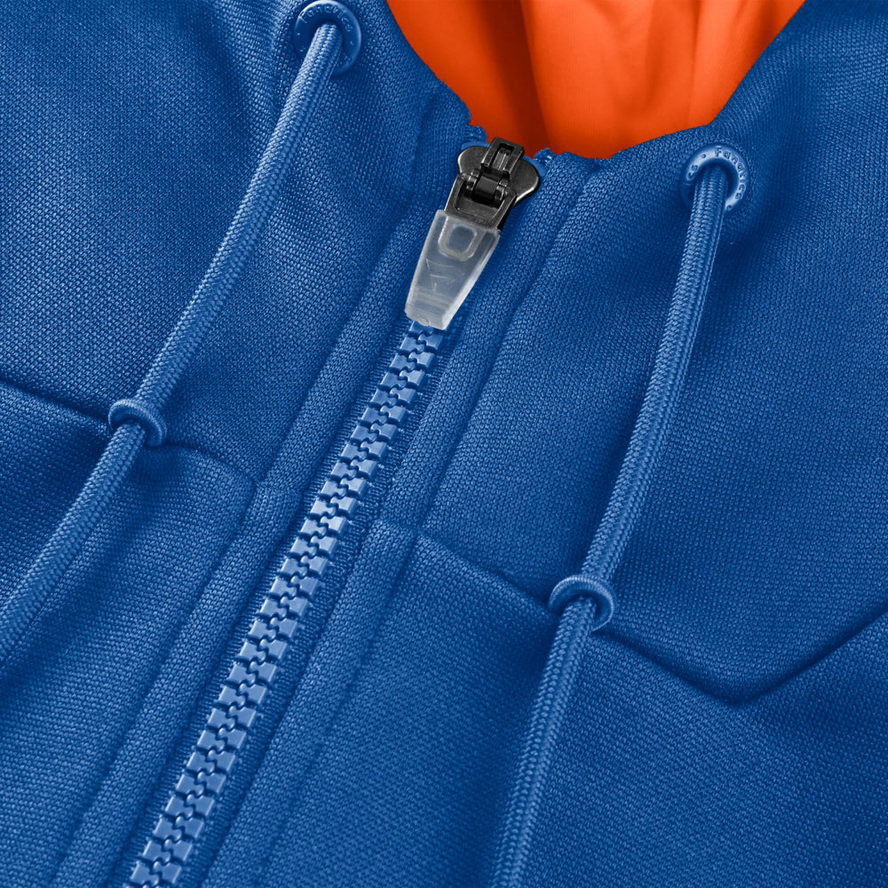 New York Knicks Back Door Cut Play Defender Full-Zip Hoodie Blue - Fanatics
