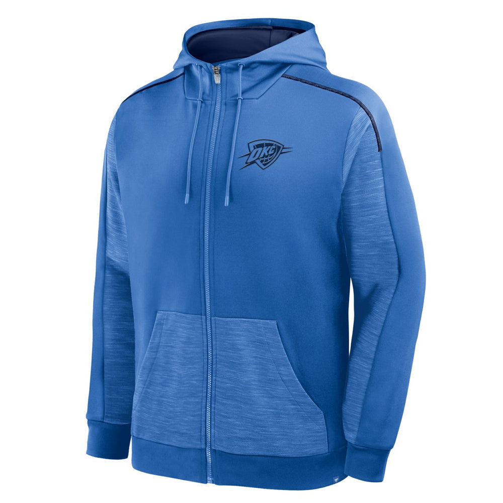 Oklahoma City Thunder Back Door Cut Play Defender Full-Zip Hoodie Blue - Fanatics