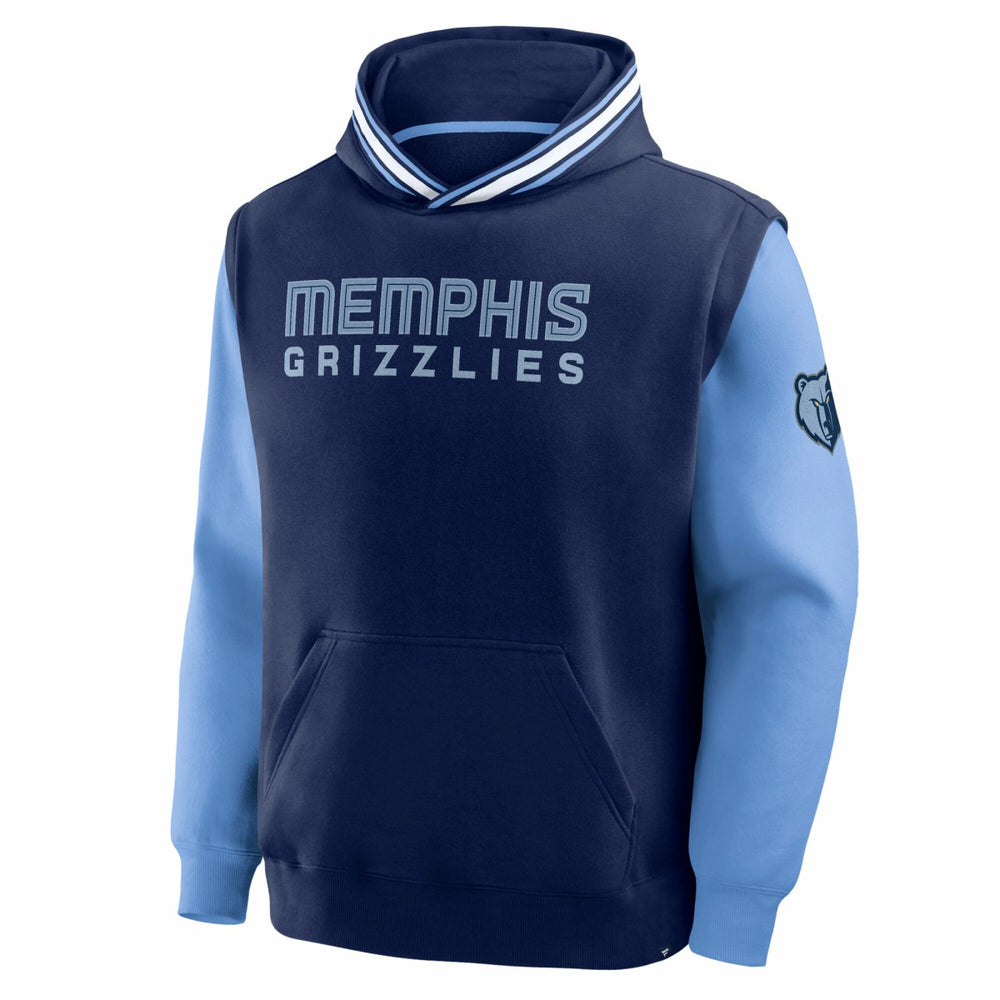 Memphis Grizzlies Half Court Shot Clock Fastbreak Hoodie Navy/Blue - Fanatics