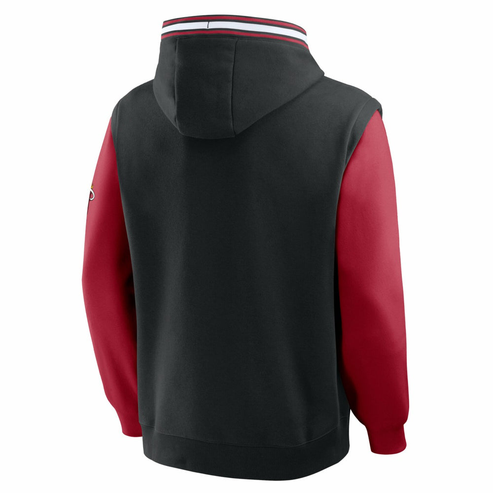 Miami Heat Half Court Shot Clock Fastbreak Hoodie Black/Red - Fanatics