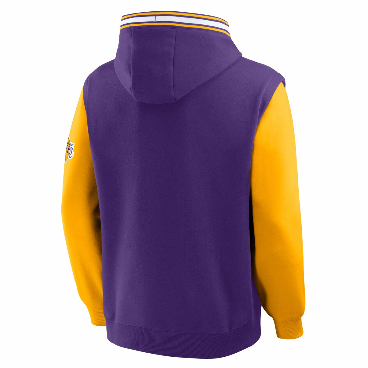 Los Angeles Lakers Half Court Shot Clock Fastbreak Hoodie Purple/Gold - Fanatics