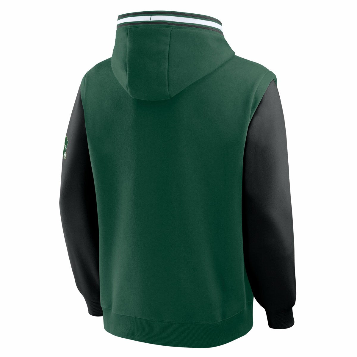 Milwaukee Bucks Half Court Shot Clock Fastbreak Hoodie Hunter Green/Black - Fanatics