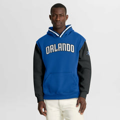 Orlando Magic Half Court Shot Clock Fastbreak Hoodie Blue/Black - Fanatics