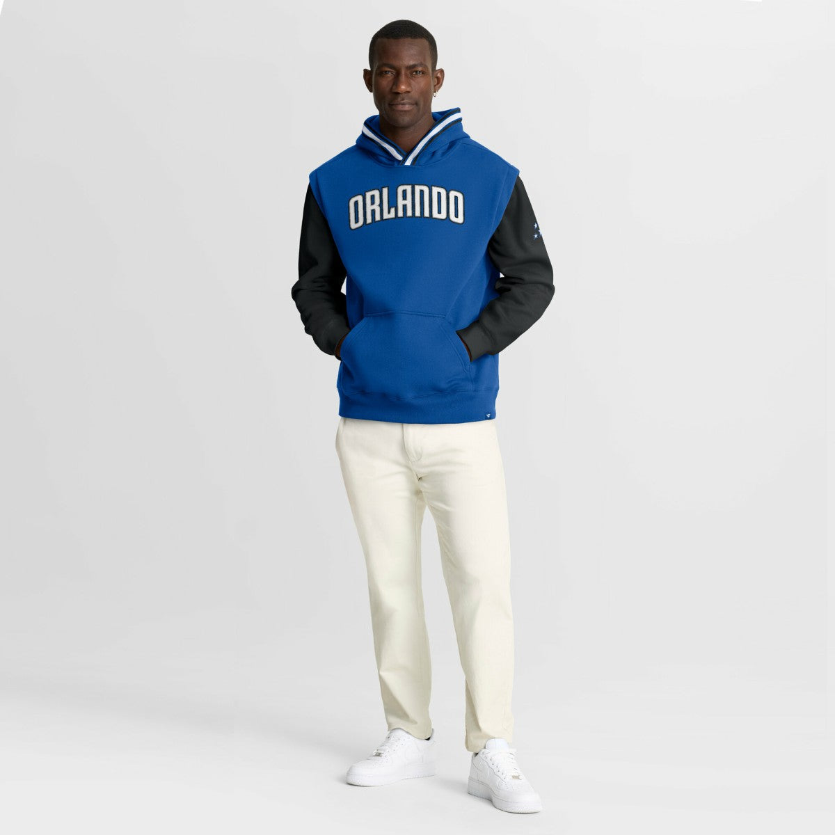Orlando Magic Half Court Shot Clock Fastbreak Hoodie Blue/Black - Fanatics