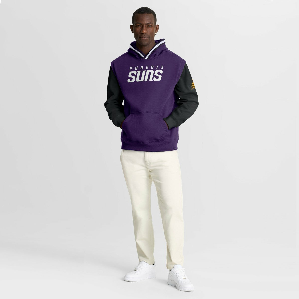 Phoenix Suns Half Court Shot Clock Fastbreak Hoodie Purple/Black - Fanatics
