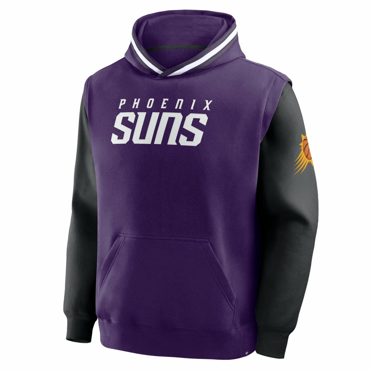 Phoenix Suns Half Court Shot Clock Fastbreak Hoodie Purple/Black - Fanatics