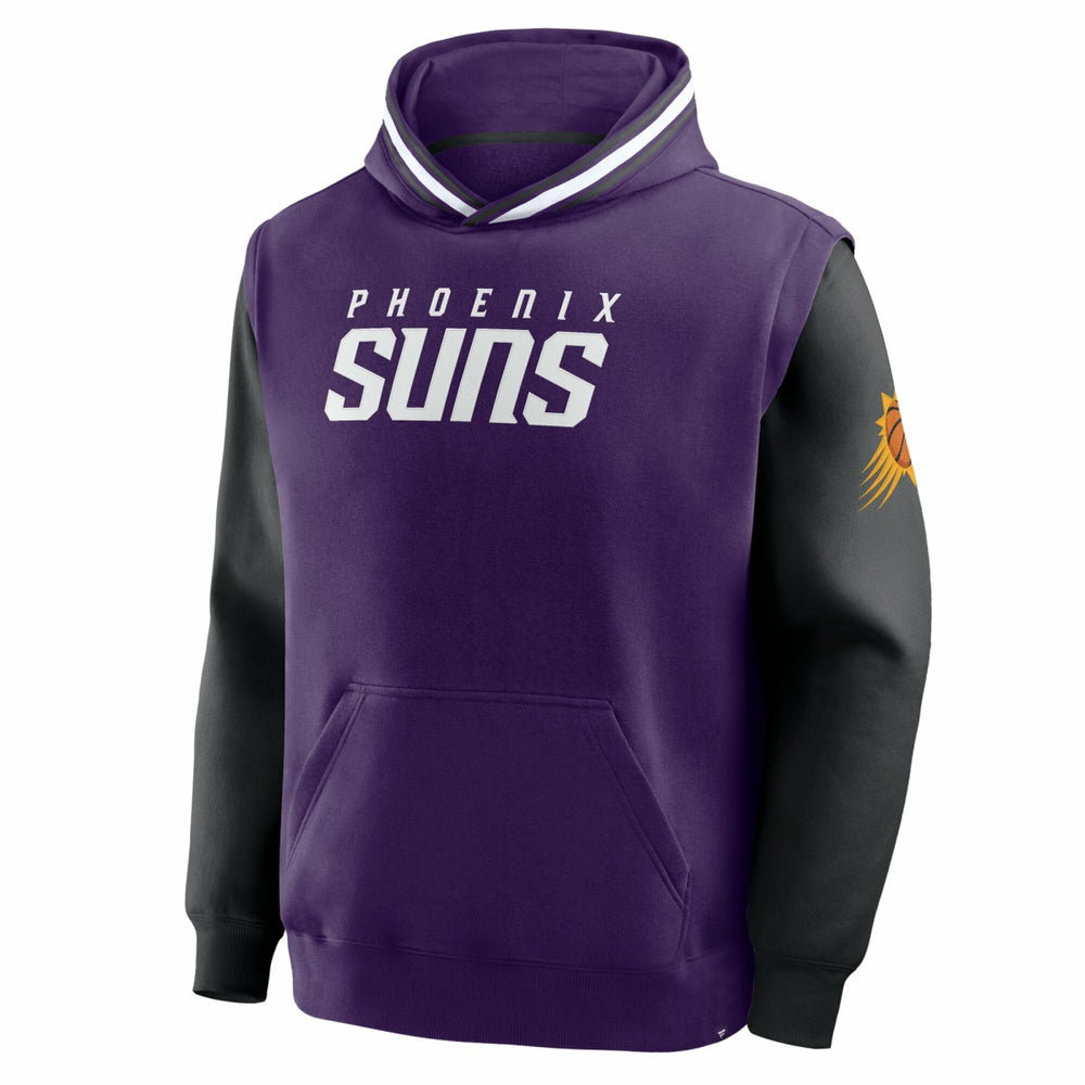 Phoenix Suns Half Court Shot Clock Fastbreak Hoodie Purple/Black - Fanatics