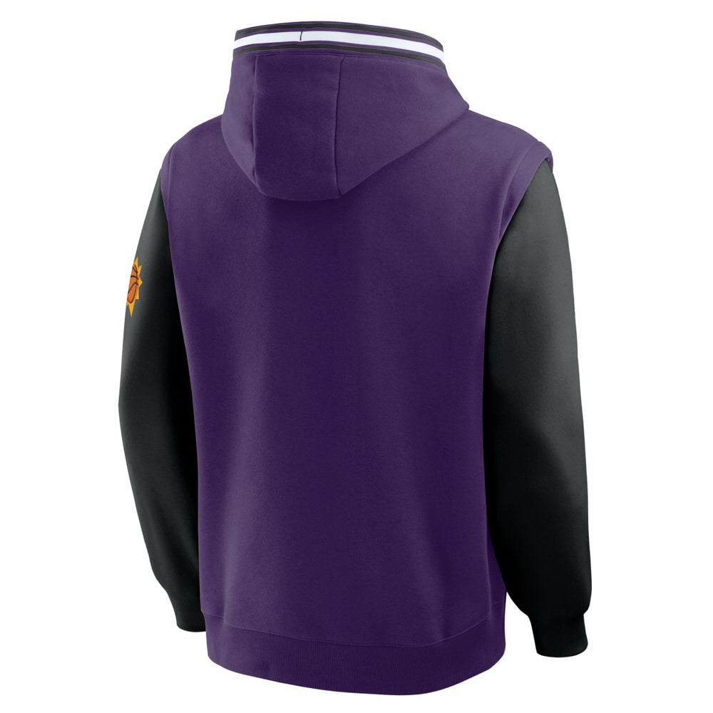 Phoenix Suns Half Court Shot Clock Fastbreak Hoodie Purple/Black - Fanatics