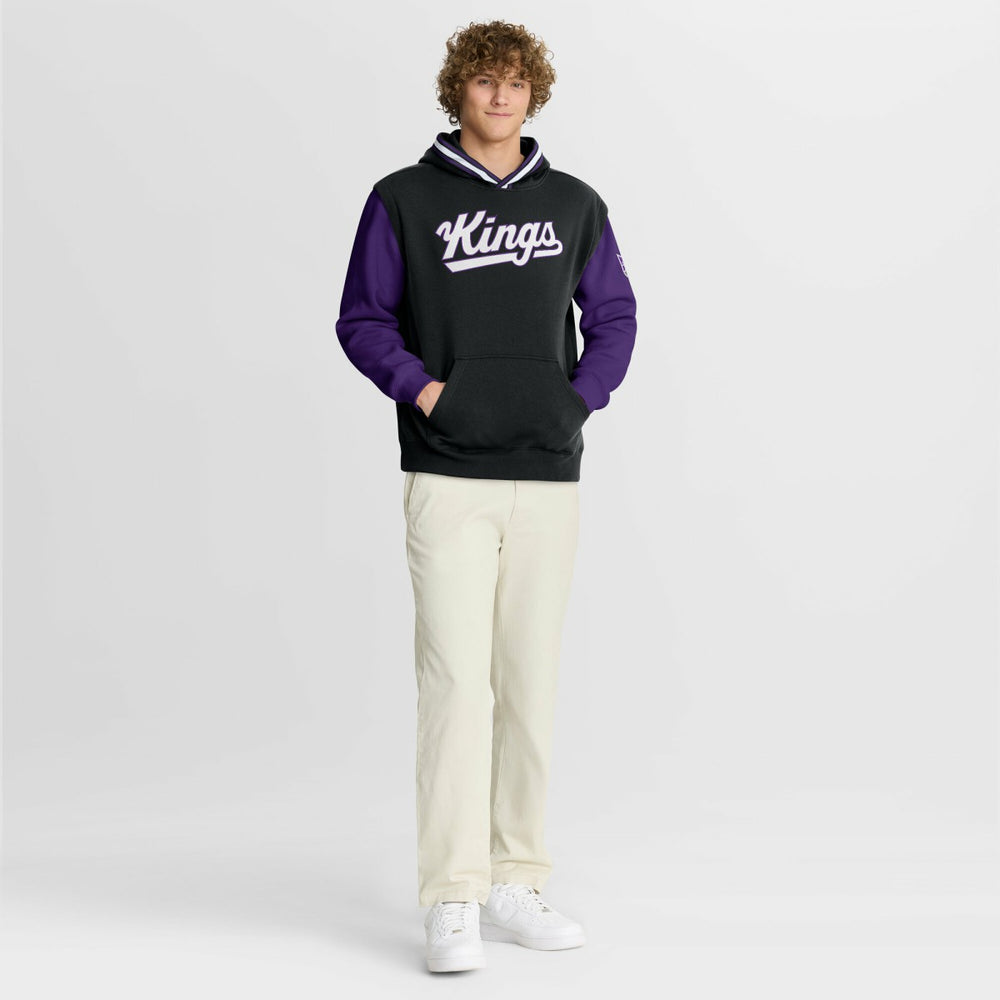 Sacramento Kings Half Court Shot Clock Fastbreak Hoodie Black/Purple - Fanatics