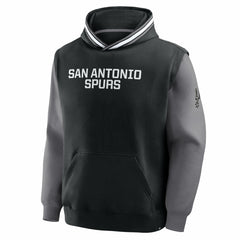 San Antonio Spurs Half Court Shot Clock Fastbreak Hoodie Black/Gray - Fanatics outlet