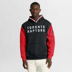 Toronto Raptors Half Court Shot Clock Fastbreak Hoodie Black/Red - Fanatics