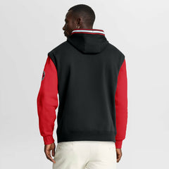 Toronto Raptors Half Court Shot Clock Fastbreak Hoodie Black/Red - Fanatics