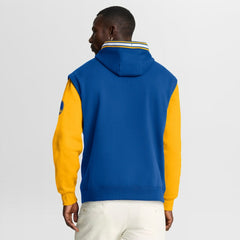Golden State Warriors Half Court Shot Clock Fastbreak Hoodie Royal/Gold - Fanatics